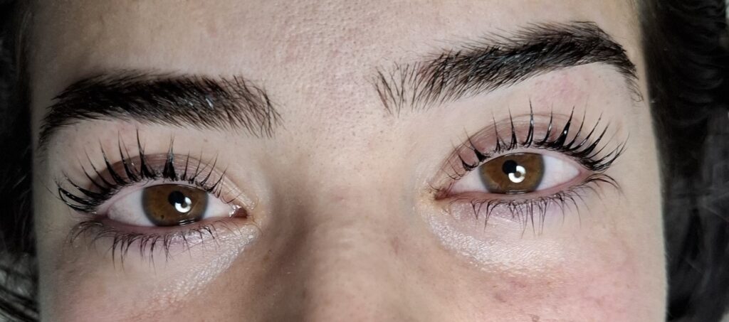 Perfilado de cejas y lifting de pestañas